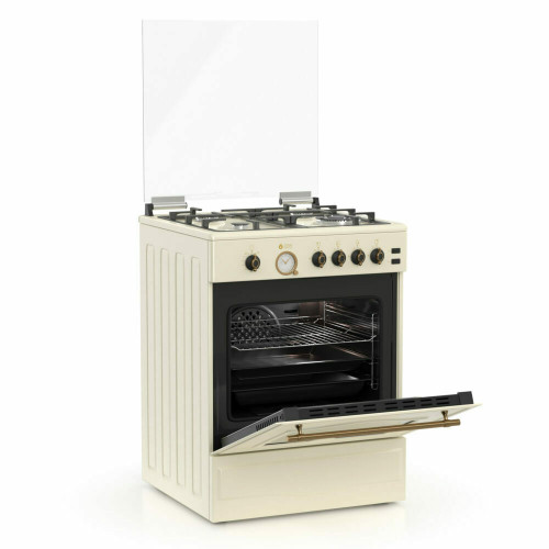 Thermogatz TGS 4111 Rustic Beige Multigas Κουζίνα Υγραερίου 49L 60cm Μπεζ με WOK & Grill Thermogatz TGS 4111 Rustic Beige Multigas Κουζίνα Υγραερίου 49L 60cm Μπεζ με WOK & Grill