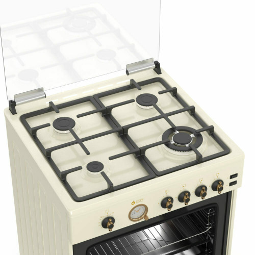 Thermogatz TGS 4111 Rustic Beige Multigas Κουζίνα Υγραερίου 49L 60cm Μπεζ με WOK & Grill Thermogatz TGS 4111 Rustic Beige Multigas Κουζίνα Υγραερίου 49L 60cm Μπεζ με WOK & Grill