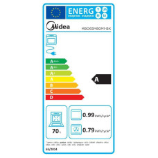 MIDEA MBO65M80M1-BK Εντοιχιζόμενος Φούρνος 70L Μαύρος MIDEA MBO65M80M1-BK Εντοιχιζόμενος Φούρνος 70L Μαύρος