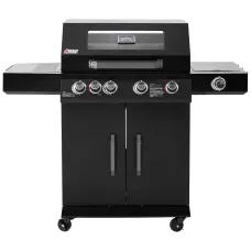 BBQ Υγραερίου GS Grill Abyss View 4+1+1 19kW με Sear Burner, Back Burner & Γυάλινο Παράθυρο