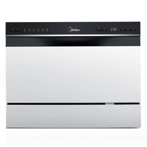 Midea MDWTT0602MW-W Mini Πλυντήριο Πιάτων Λευκό 6 Σερβίτσια 7 Προγράμματα Midea MDWTT0602MW-W Mini Πλυντήριο Πιάτων Λευκό 6 Σερβίτσια 7 Προγράμματα
