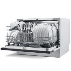 Midea MDWTT0602MW-W Mini Πλυντήριο Πιάτων Λευκό 6 Σερβίτσια 7 Προγράμματα Midea MDWTT0602MW-W Mini Πλυντήριο Πιάτων Λευκό 6 Σερβίτσια 7 Προγράμματα