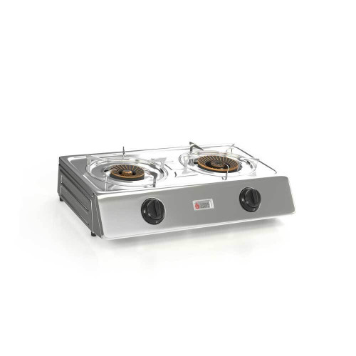 Thermogatz KS.2-S 2-10SRB Επιτραπέζια Εστία Υγραερίου 2 Καυστήρων Inox Thermogatz KS.2-S 2-10SRB Επιτραπέζια Εστία Υγραερίου 2 Καυστήρων Inox