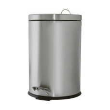 Estia Classic Κάδος Απορριμμάτων Μεταλλικός Inox Matt με Πεντάλ 20lt