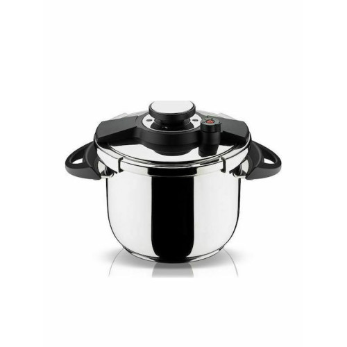 Pyramis Presto Plus Χύτρα Ταχύτητας 8lt Inox 18/10 με 3 Επίπεδα Πίεσης & Σύστημα Ασφαλείας Pyramis Presto Plus Χύτρα Ταχύτητας 8lt Inox 18/10 με 3 Επίπεδα Πίεσης & Σύστημα Ασφαλείας