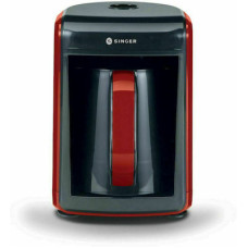 Singer Meraki CM535A Charisma Μηχανή Ελληνικού 535W με Χωρητικότητα 300ml Κόκκινο – Μαύρο