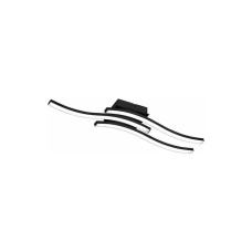 Trio Lighting Route Μεταλλική Πλαφονιέρα Οροφής Μαύρη Μαύρο Ματ