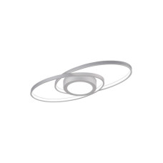 Trio Lighting Galaxy Μοντέρνα Μεταλλική Πλαφονιέρα Οροφής με Ενσωματωμένο LED σε Γκρι χρώμα 57cm R62991187