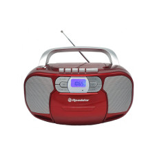 RoadstarRCR-4635UMP/RD με CD / MP3 / USB / Κασετόφωνο / Ραδιόφωνο σε κοκκινο χρωμα