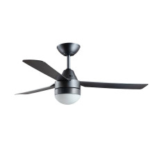 Bayside Megara Ανεμιστήρας Οροφής 122cm με Φως και Τηλεχειριστήριο Titanium-80531017