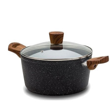Nava Nature 10-144-121 Βαθιά Κατσαρόλα από Αλουμίνιο 4.5lt / 24cm