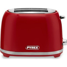 Pyrex SB-970 Retro Φρυγανιέρα 2 Θέσεων 850W Κόκκινη