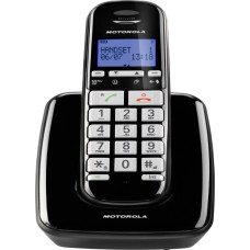 Motorola S3001B Ασύρματο Τηλέφωνο με Ελληνικό Μενού Μαύρο