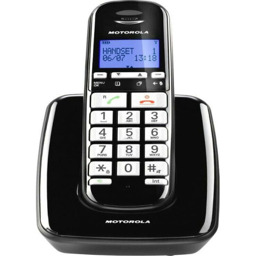 Motorola S3001B Ασύρματο Τηλέφωνο με Ελληνικό Μενού Μαύρο Motorola S3001B Ασύρματο Τηλέφωνο με Ελληνικό Μενού Μαύρο