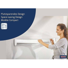 Leifheit Telegant 36 Protect Plus Πτυσσόμενη Απλώστρα Τοίχου Αλουμινίου 3.6m για Μπαλκόνι & Μπάνιο Leifheit Telegant 36 Protect Plus Πτυσσόμενη Απλώστρα Τοίχου Αλουμινίου 3.6m για Μπαλκόνι & Μπάνιο