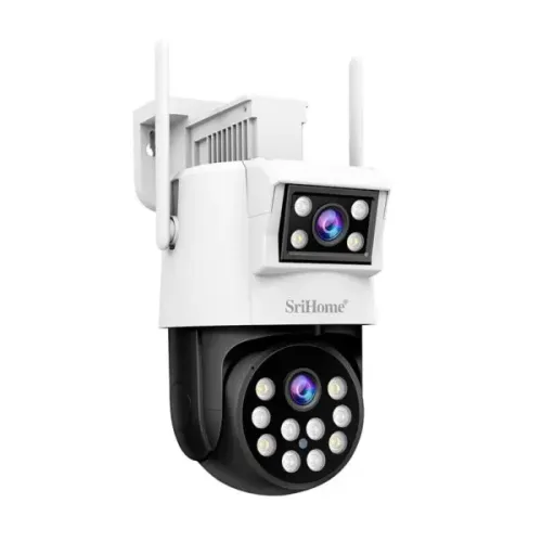 SriHome SH048 Dual Lens IP Camera 2MP+2MP WiFi PTZ SriHome SH048 Dual Lens IP Camera 2MP+2MP WiFi PTZ