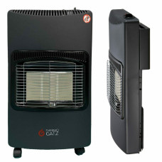 Thermogatz TG-FLD Κεραμική Σόμπα Υγραερίου 4200W Μαύρη 42x33x73cm