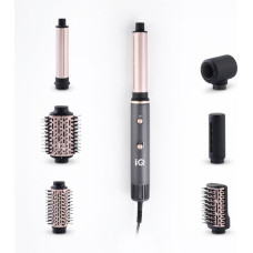 IQ HD-1279 AIRSTYLER 7 ΣΕ 1 Κεραμική Ηλεκτρική Βούρτσα με Αέρα & Περιστρεφόμενη Κεφαλή για Ίσιωμα και Μπούκλες 1300W