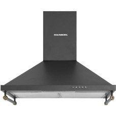 Hausberg HB1505RST Απορροφητήρας Καμινάδα 60cm Μαύρος