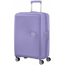 American Tourister Soundbox Spinner Expandable Μεσαία Βαλίτσα Ταξιδίου Σκληρή Μωβ με 4 Ρόδες Ύψους 67εκ.