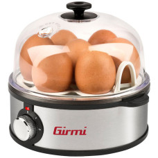 Girmi CU2500 Βραστήρας Αυγών 7 Θέσεων 360W Ασημί