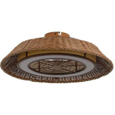 Eurolamp 300-25053 Ανεμιστήρας Οροφής 63cm με Φως και Τηλεχειριστήριο Καφέ