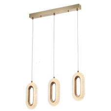 Eurolamp 144-16061 Kriko Κρεμαστό Φωτιστικό Χρυσό 57x125cm