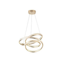 Eurolamp Orion 144-15059 Κρεμαστό Φωτιστικό Χρυσό LED με Θερμό Λευκό Φως 50x120εκ.