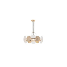 Eurolamp Glow 144-24041 Κρεμαστό Φωτιστικό Χρυσό για 6 Λαμπτήρες E14