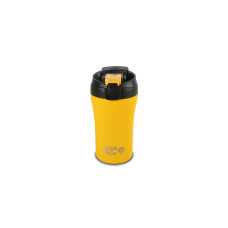 Nava 10-262-152 Ποτήρι Θερμός Ανοξείδωτο BPA Free 450ml Κίτρινο με Καλαμάκι