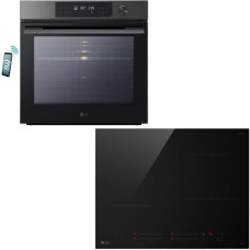 Lg WS7D7631WB + CI5Z2423BN Φούρνος άνω Πάγκου 76lt με Επαγωγικές Εστίες Π59.5εκ