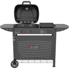 THERMOGATZ GS GRILL 2+PLANCHA 03.313.435 Ψησταριά Υγραερίου 2 Καυστήρων 8.5kW με Μαντεμένια Plancha