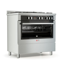 Κουζίνα Αερίου Thermogatz TGS PRO 2090 IX Inox 89L με 5 Εστίες WOK & Φούρνο Αερίου Κουζίνα Αερίου Thermogatz TGS PRO 2090 IX Inox 89L με 5 Εστίες WOK & Φούρνο Αερίου