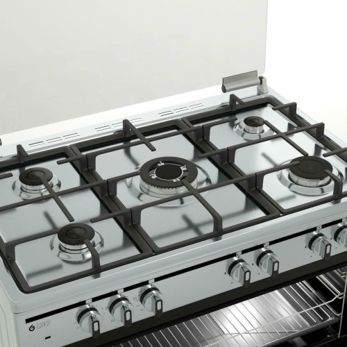 Κουζίνα Αερίου Thermogatz TGS 7000 IX MULTIGAS Inox 90cm με 5 Εστίες WOK & Φούρνο 94L Κουζίνα Αερίου Thermogatz TGS 7000 IX MULTIGAS Inox 90cm με 5 Εστίες WOK & Φούρνο 94L