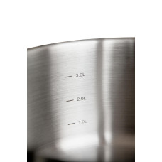 Fest Reflection Κατσαρολάκι Γάλακτος 1.5Lt 18cm Ανοξείδωτο 18/10 με Γυάλινο Καπάκι Fest Reflection Κατσαρολάκι Γάλακτος 1.5Lt 18cm Ανοξείδωτο 18/10 με Γυάλινο Καπάκι