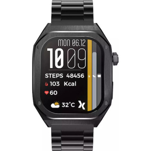MaxCom FW65 Iron S Smartwatch 55mm Μαύρο με AMOLED Οθόνη & Παλμογράφο MaxCom FW65 Iron S Smartwatch 55mm Μαύρο με AMOLED Οθόνη & Παλμογράφο