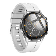 Hoco Y7 Smartwatch Ασημί 1.39" με Bluetooth Κλήσεις, Παλμογράφο & IP67
