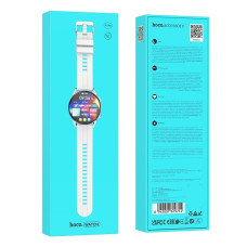 Hoco Y7 Smartwatch Ασημί 1.39" με Bluetooth Κλήσεις, Παλμογράφο & IP67 Hoco Y7 Smartwatch Ασημί 1.39" με Bluetooth Κλήσεις, Παλμογράφο & IP67