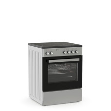 Κουζίνα Ηλεκτρική Thermogatz TGS CER600 S 60Lt με Κεραμικές Εστίες & Turbo Fan Inox
