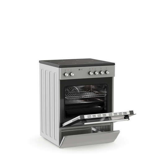 Κουζίνα Ηλεκτρική Thermogatz TGS CER600 S 60Lt με Κεραμικές Εστίες & Turbo Fan Inox Κουζίνα Ηλεκτρική Thermogatz TGS CER600 S 60Lt με Κεραμικές Εστίες & Turbo Fan Inox