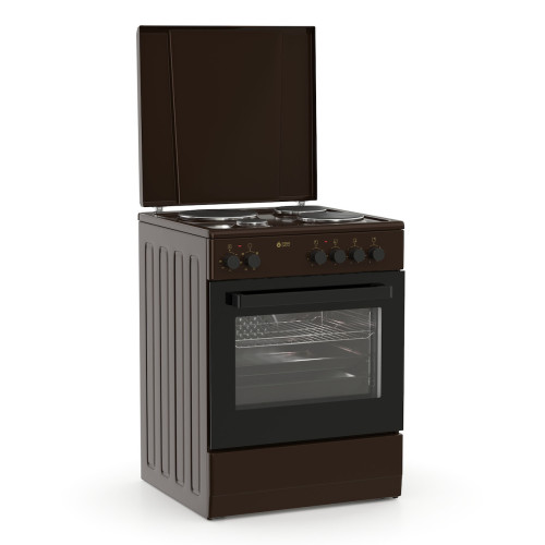 Κουζίνα Ηλεκτρική Thermogatz TGS E124 BR Turbo 60Lt με 4 Εμαγιέ Εστίες & Αέρα Καφέ Κουζίνα Ηλεκτρική Thermogatz TGS E124 BR Turbo 60Lt με 4 Εμαγιέ Εστίες & Αέρα Καφέ