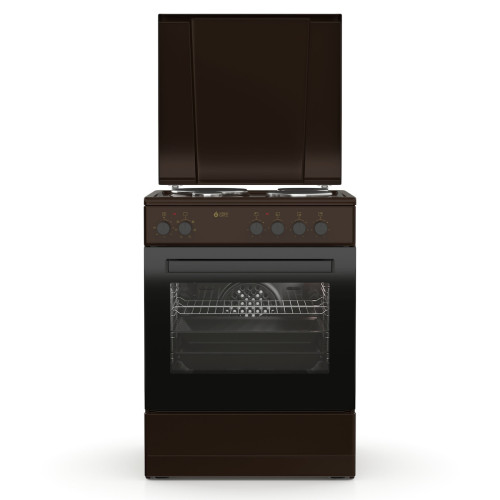 Κουζίνα Ηλεκτρική Thermogatz TGS E124 BR Turbo 60Lt με 4 Εμαγιέ Εστίες & Αέρα Καφέ Κουζίνα Ηλεκτρική Thermogatz TGS E124 BR Turbo 60Lt με 4 Εμαγιέ Εστίες & Αέρα Καφέ