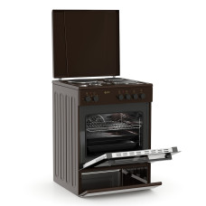Κουζίνα Ηλεκτρική Thermogatz TGS E124 BR Turbo 60Lt με 4 Εμαγιέ Εστίες & Αέρα Καφέ Κουζίνα Ηλεκτρική Thermogatz TGS E124 BR Turbo 60Lt με 4 Εμαγιέ Εστίες & Αέρα Καφέ