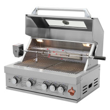 BBQ Υγραερίου Thermogatz TGH-BI-B4-G 4+1 Καυστήρες 19,3kW Εντοιχιζόμενο INOX 304