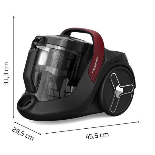 Rowenta RO7B13EA Green Force Cyclonic Max Ηλεκτρική Σκούπα Χωρίς Σακούλα 2.5L 900W Rowenta RO7B13EA Green Force Cyclonic Max Ηλεκτρική Σκούπα Χωρίς Σακούλα 2.5L 900W