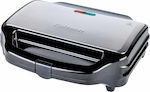 Rohnson Τοστιέρα για 2 Τοστ 900W Μαύρη