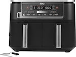 Ninja Foodi MAX Dual Zone Air Fryer με Διπλό Αποσπώμενο Κάδο 9.5lt Μαύρο