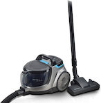 Rohnson R-1245 Ηλεκτρική Σκούπα 800W με Κάδο 3lt Μαύρη